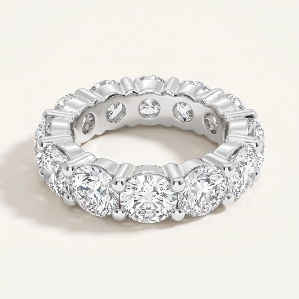 Round Lab-Grown Diamond Full Eternity Ring